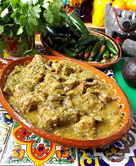 Pork In Tomatillo Salsa La Piña En La Cocina