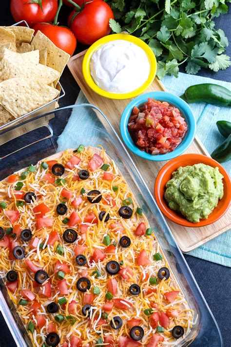 Layered Taco Dip Gluten Free Mommy Hates Cooking