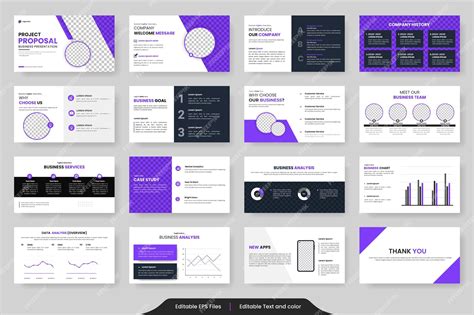 Premium Vector Presentation Templates And Business Proposal For Slide