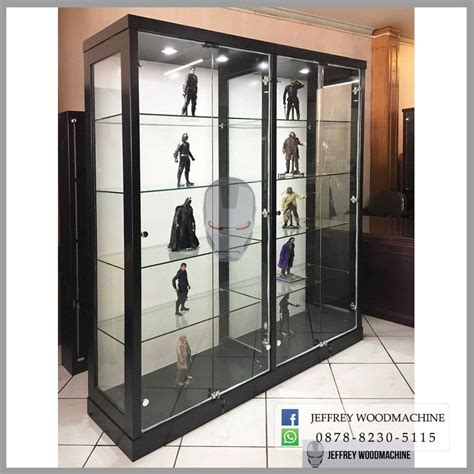 Display Cabinet Lemari Pajangan Lemari Pajang Kaca Toys Jeffrey