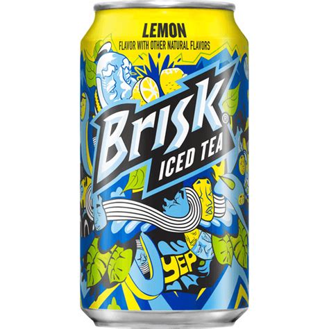 Brisk Iced Tea Lemon 12 Fl Oz Can Herbal Festival Foods Shopping