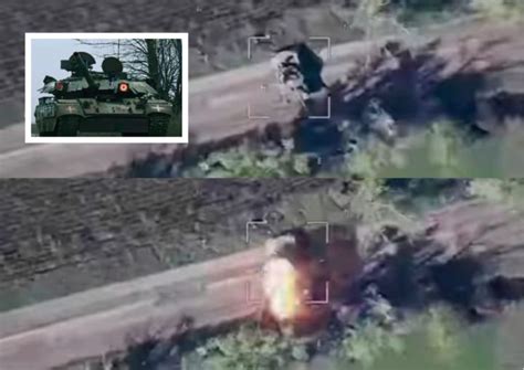 Drone Lancet Rusia Hantam Tank Langka Ukraina T Oplot