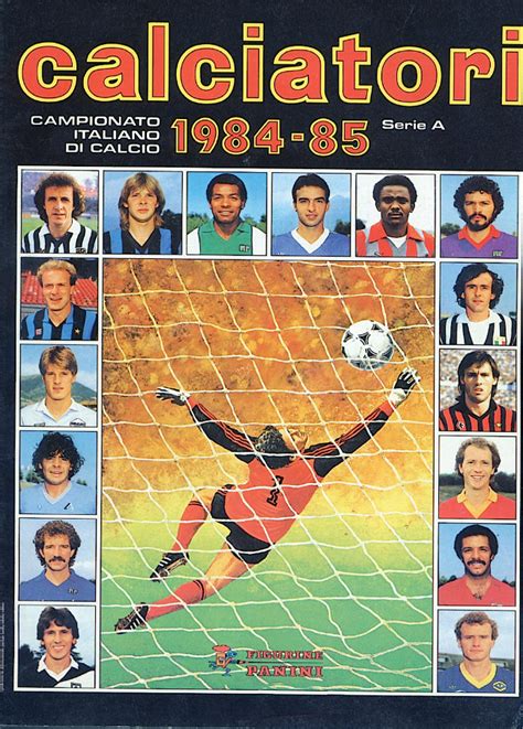 Album Figurine Calciatori Panini Tutte Le Copertine A Colori Degli Anni 80