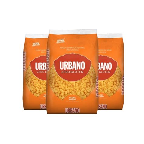 Macarrão de Arroz Padre Nosso Urbano 3 Unid Zero Glúten 500g Shopee