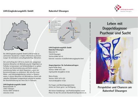 Flyer Leben Mit Doppeldiagnose Psychose Und Sucht Lwv