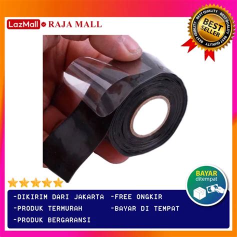 Bisa Cod Alloet Lakban Isolasi Pipa Ledeng Waterproof Hitam