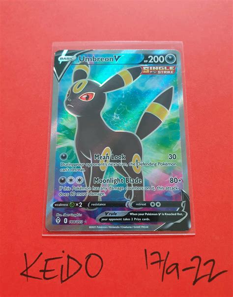 Umbreon V Alt Art Evolving Skies Pokemon