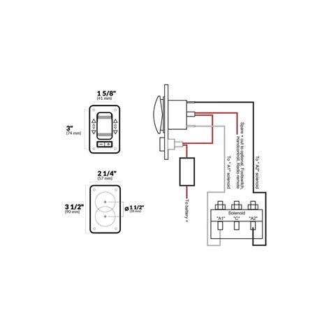 O Interruptor De Painel Para Ncora Guincho El Trico Sobre Desce