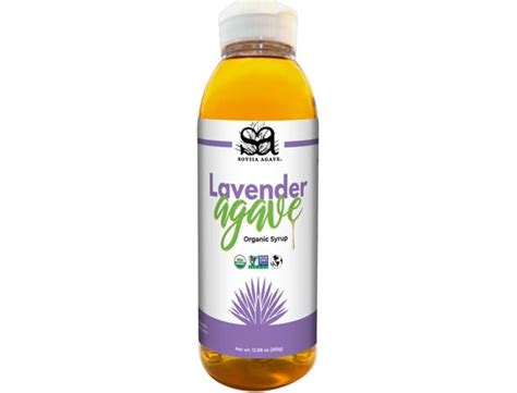 Soviia Usda Organic Lavender Agave Syrup Vegan Low Glycemic Sugar And Honey