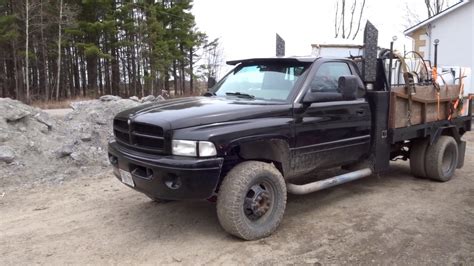 Cummins Diesel 1997 Dodge Cold Startup Double Stack Exhaust And Project