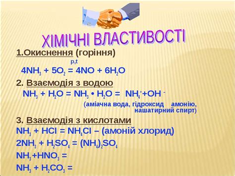 Амоніак - презентація з хімії