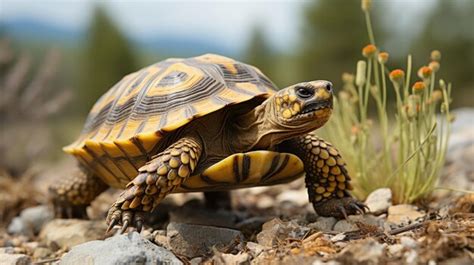 Premium Photo African Sulcata Tortoise