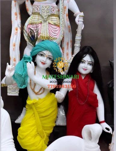 Hindu Marble Special Iskcon Radha Krishna Statue At Rs In Jaipur