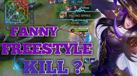 Fanny Freestyle Kill Fanny Montage 7 Mobile Legend Bang Bang Youtube