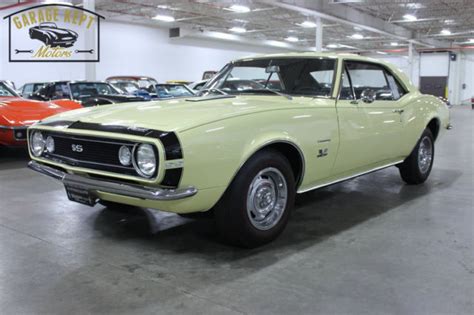 1967 Chevrolet Camaro Ss 396 Butternut Yellow Coupe 396 V8 2450 Miles