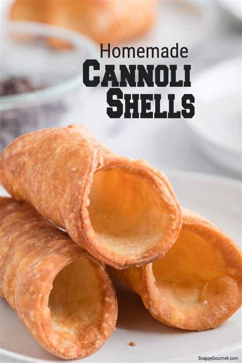 Cannoli Shells Simple Filling Ideas Snappy Gourmet