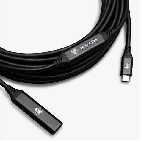 Technische Daten Cobratether Usb C Verl Ngerungskabel M Schwarz