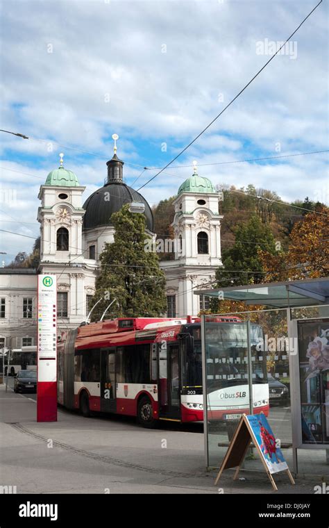 Public Transport In Salzburg Stock Photo Alamy