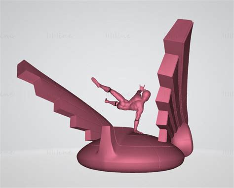 Spiderman Marvel Miniature 3D Model Ready To Print STL