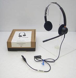 Plantronics EncorePro HW520 Binaural Headband Noise-Canceling Desk Phone Headset 17229144712 | eBay