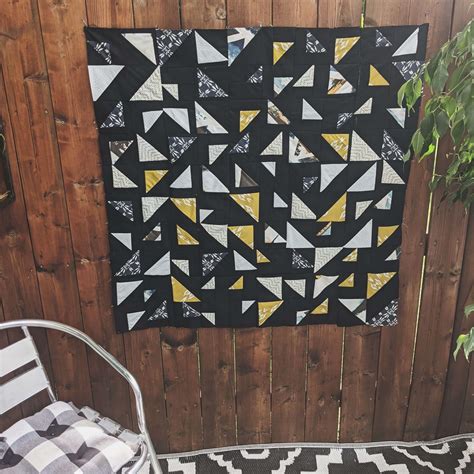 Triangular Quilt Pattern Set Of 5 Homemade Emily Jane