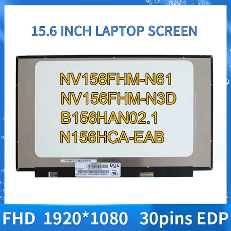 15 6 IPS Matrix Laptop LCD LED Display Panel NV156FHM N61 N62 NV156FHM