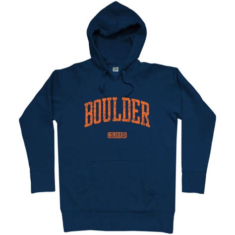 Boulder Colorado Hoodie Cu Ucb Buffaloes 303 720 Flagstaff Hiking