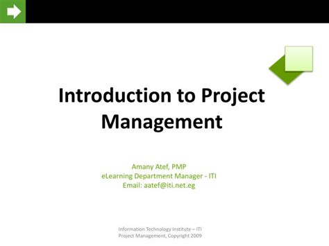 Ppt Introduction To Project Management Powerpoint Presentation Free