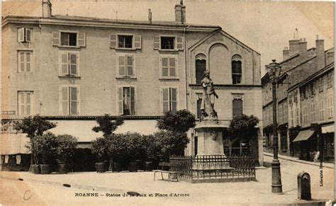 Roanne Statue de la Paix Place d Armes à Roanne Cartorum