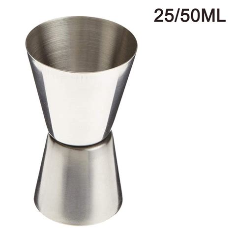 Hsankro Stainless Steel Cocktail Double Measuring Cup Bar Tool For Bartender Jiggers