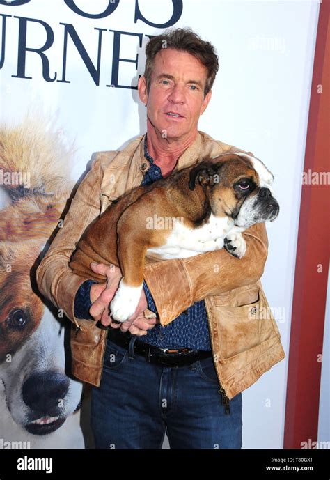 Los Angeles California Usa 9th May 2019 Actor Dennis Quaid And His