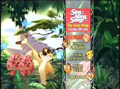 The Lion King 2 Dvd Menu