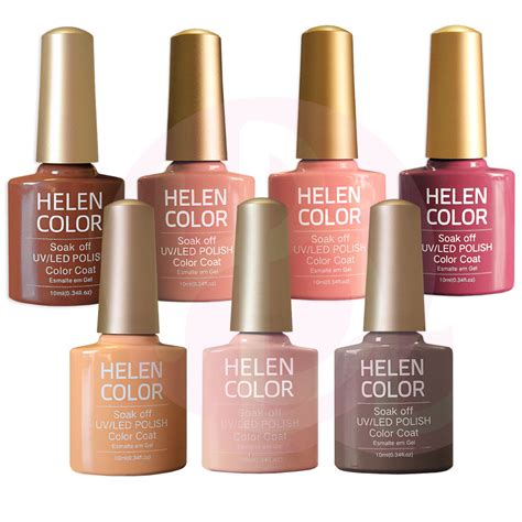 Esmalte Gel Uv Helen Color Nude Ml Helpbeleza Whats