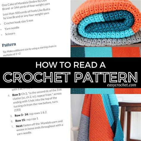 How To Read Crochet Patterns