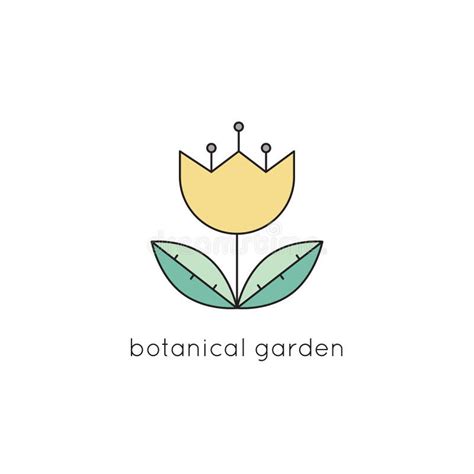 Botanical Garden Line Icon Stock Vector Illustration Of Line 88479148