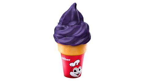 Jollibee Launches Two New Desserts Ube Dip Cone Twirl And Halo Halo