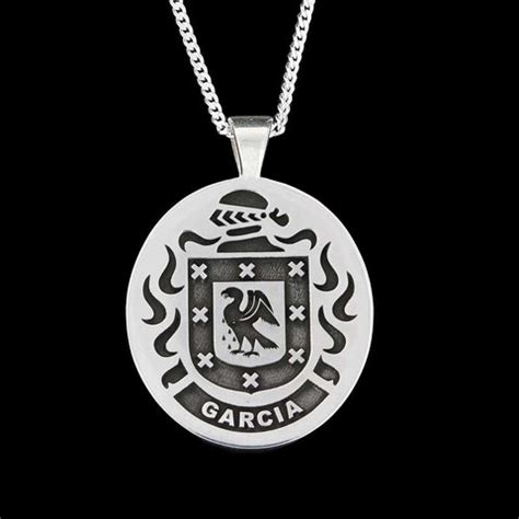 Garcia Family Crest - Garcia Crest Cuff links – Heraldic Jewelry