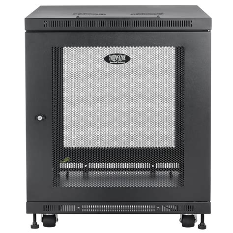 Tripp Lite SR12UB Rack Cabinet 12U Freestanding Rack Black 11 In