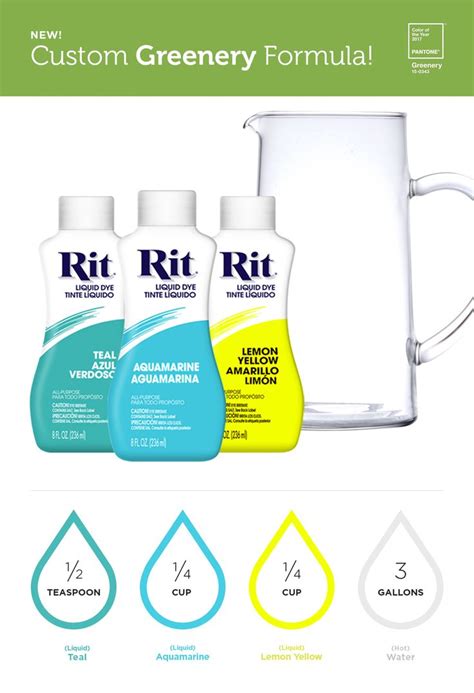 48 best Color Formula | Rit Dye images on Pinterest | Rit dye, Color ...