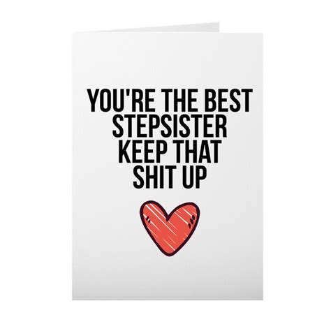 Stepsister Card Stepsister T Card For Stepsister Stepsister