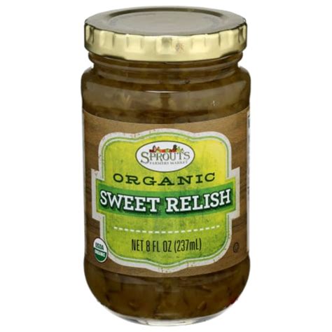 Sprouts Organic Sweet Relish 8 Fl Oz Grocery And Gourmet Food