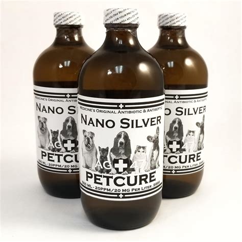 petcure colloidal silver ml glass bottle  cap true carnivores
