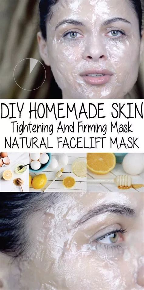 Diy Homemade Skin Tightening And Firming Mask Natural Facelift Mask