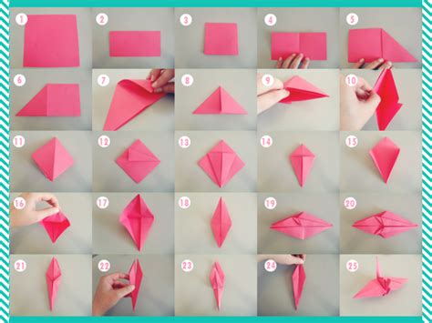 Origami como fazer o pássaro Tsuru de papel Cursos a Distância CPT