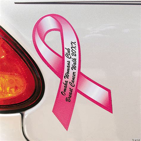 Personalized Breast Cancer Awareness Car Magnets 12 Pc Oriental