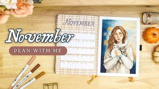 November 2023 Bullet Journal Setup PLAN WITH ME Ca Doovi