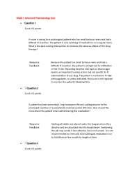 Nurs N Midterm Exam Advanced Pharmacology Complete Docsity