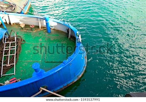 Stern Aft Deck Small Harbor Tug Stock Photo Edit Now 1593537991