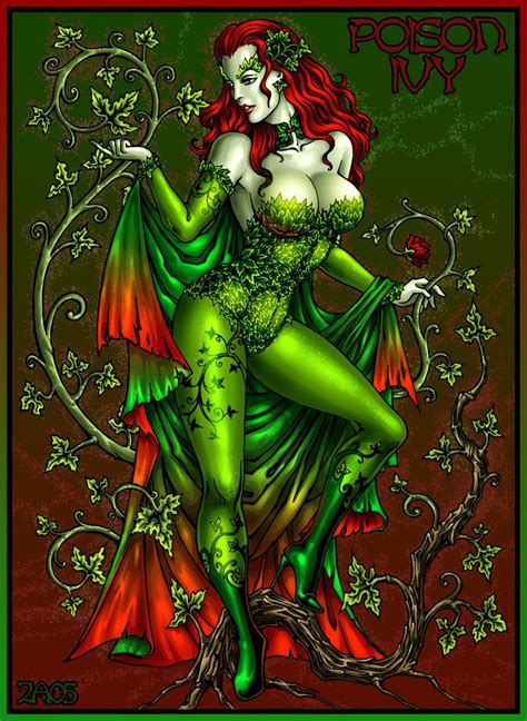 Poison Ivy Color By Candra On Deviantart Poison Ivy Poison Ivy Dc Comics Dc Poison Ivy