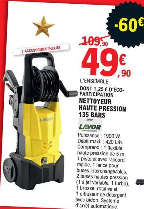 Promo Nettoyeur Haute Pression Lavor Chez E Leclerc Icatalogue Fr